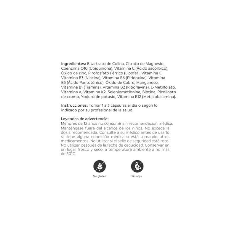 nutriADN – PRENATAL SUPPORT – Multivitamínico para Mujeres con Ácido