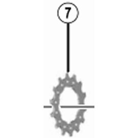 シマノ (SHIMANO) リペアパーツ 14TギアA CS-5800 Y1PJ14000