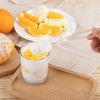 100 Count Plastic Spoons,Heavy Clear Plastic Spoons, Plastic Silverware,Premium Disposable