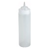 Winco Wide Mouth Squeeze Bottles, 16 Ounce, Clear, Medium, 6-Piece
