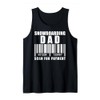 Funny Snowboarding Dad Scan For Payment Father's Day Tank Top