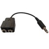UFQ General Aviation to Helicopter Headset adapter adapt your GA