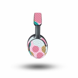 MightySkins Carbon Fiber Skin Compatible with Bose QuietComfort Ultra - Golden Bubbles | Protective, Durable Textured Carbon Fiber Finish | Easy to Apply