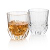 HISTORY COMPANY Luxury Crystal Double Rocks Glass, 2-Piece Set, Crafted