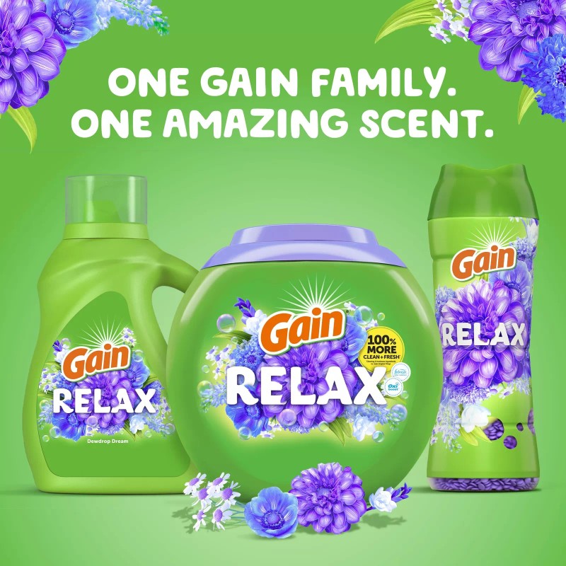 Gain Relax In Wash Scent Booster Beads 24 Count 6X