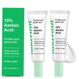 Azelainsäure Creme, 10% Azelaic Acid, Gegen Rötungen, Reduziert Pigmentflecken, Gleichgewicht Gesichtsöle, 30ml*2pcs