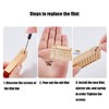 Classic Narrow Butane Lighter Metal Side Slide Lgnition Refillable Soft