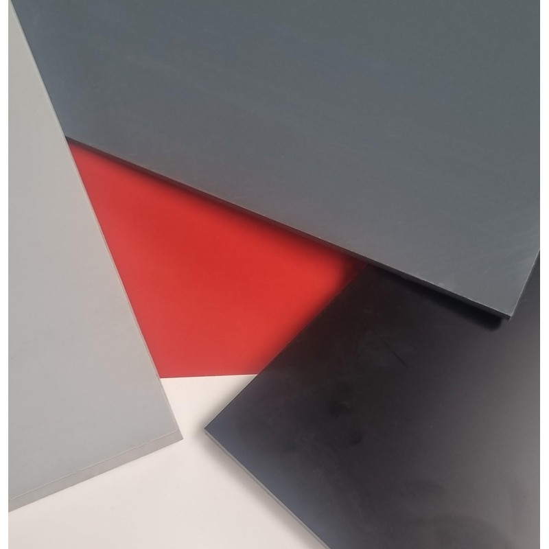 diconfa PVC Panel Red Made to Measure - 1 to