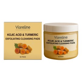 Almohadillas Exfoliantes De Cúrcuma Viareline Para Rostro