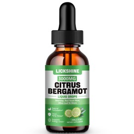 lickshine 1 Pack 3000mg Citrus Bergamot Liquid Drops - High Absorption - Cholesterol Lowering Supplement for Immune Support Healthy Anti-Aging, Hight Cholesterol - Soursop Bitters Liquid, 2 Fl Oz