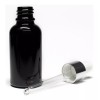Meliars Frasco Gotero 10/30 Ml Negro Bulbo Plata/blanco (30 Pzs)