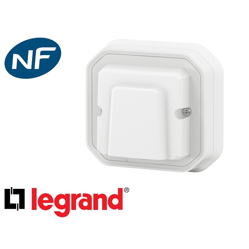 LEGRAND, Plexo 069888L Wet Room Cable Outlet with Strain Relief,