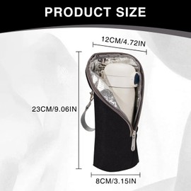 Leogony 2 PCS Insulated Baby Bottle Bag, Portable Bottle Warmer Bag for Heat Preservation