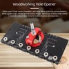 Woodworking Drill Guide Hole Locator Fixture Pocket Jig Positioning Accessories