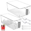2 PCS Ice Bin with Scoop and Tong, Ice Bucket