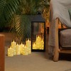 Homemory 9 Pcs Flameless Candles with Embedded Star String Fairy