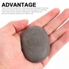 SAFIGLE Natural Stone Round Painting Stone Smooth Rock DIY Painting