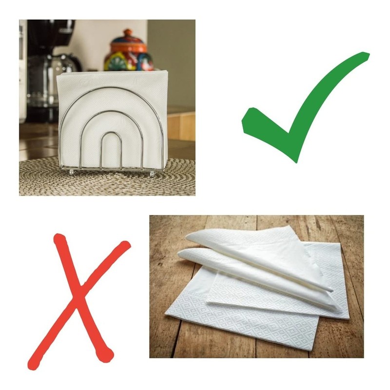 Good & Good- Servilletero para mesa moderno - Servilletero con