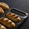 FETESUR Silicone Perforated Bread Mold for Baking, 12 Individual Oblong