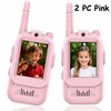 2PC Video Walkie Talkies for Kids – Rechargeable Two-Way Communication