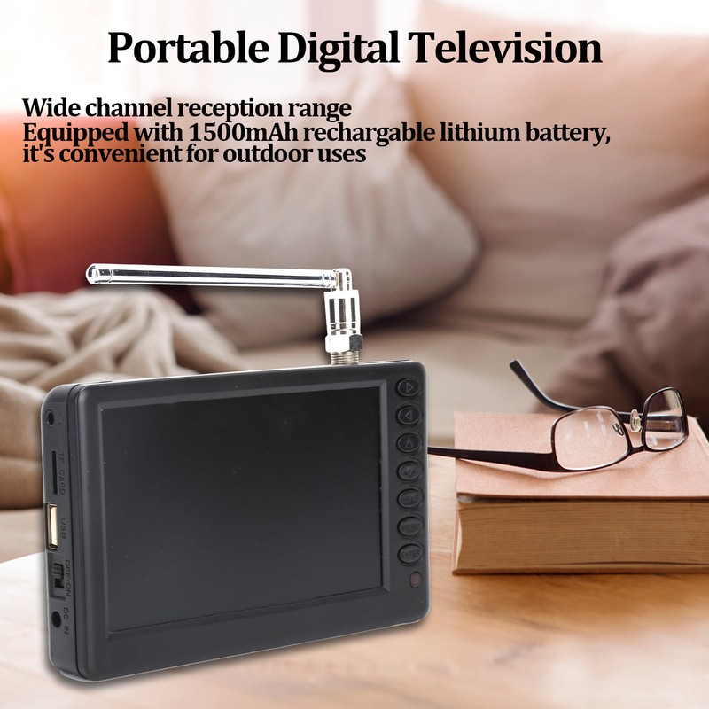 LEADSTAR 5 Inch Digital Television Portable Digital TV for Car