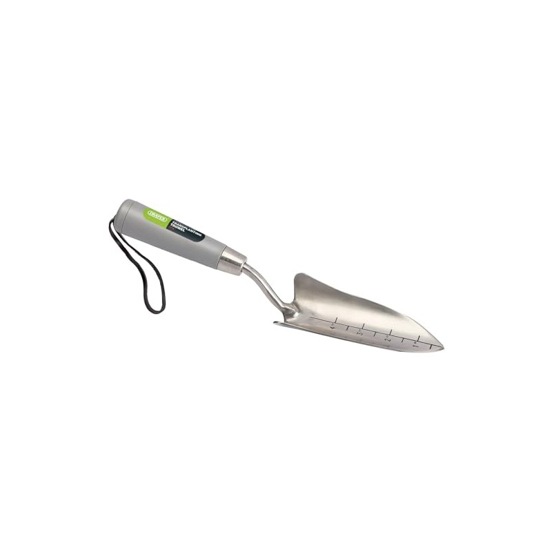 Draper 83766 Stainless Steel Transplanting Trowel, Silver