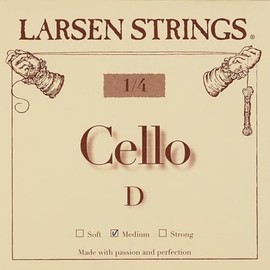 LARSEN STRINGS cello strings Original Fractional - small sizes A 1/4 Medium