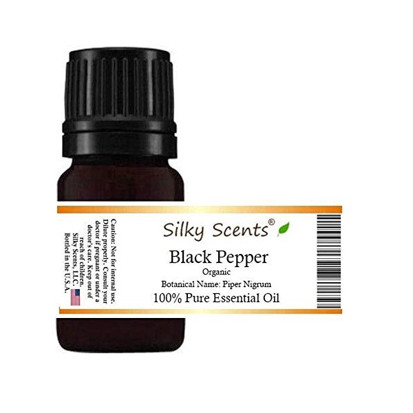 Black Pepper Organic Essential Oil (Piper Nigrum) 100% Pure and Natural - 5 ML