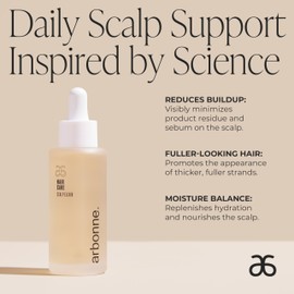 Arbonne HairCare Scalp Elixir – Lightweight Daily Hydrating Serum for supporting a healthy-looking scalp – Women's Haircare Products, Reduces Buildup, Promotes Healthier Scalp – 1.6 fl oz