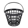 Black Golf Ball Basket Nylon Plastic Golfball Container Golf Ball