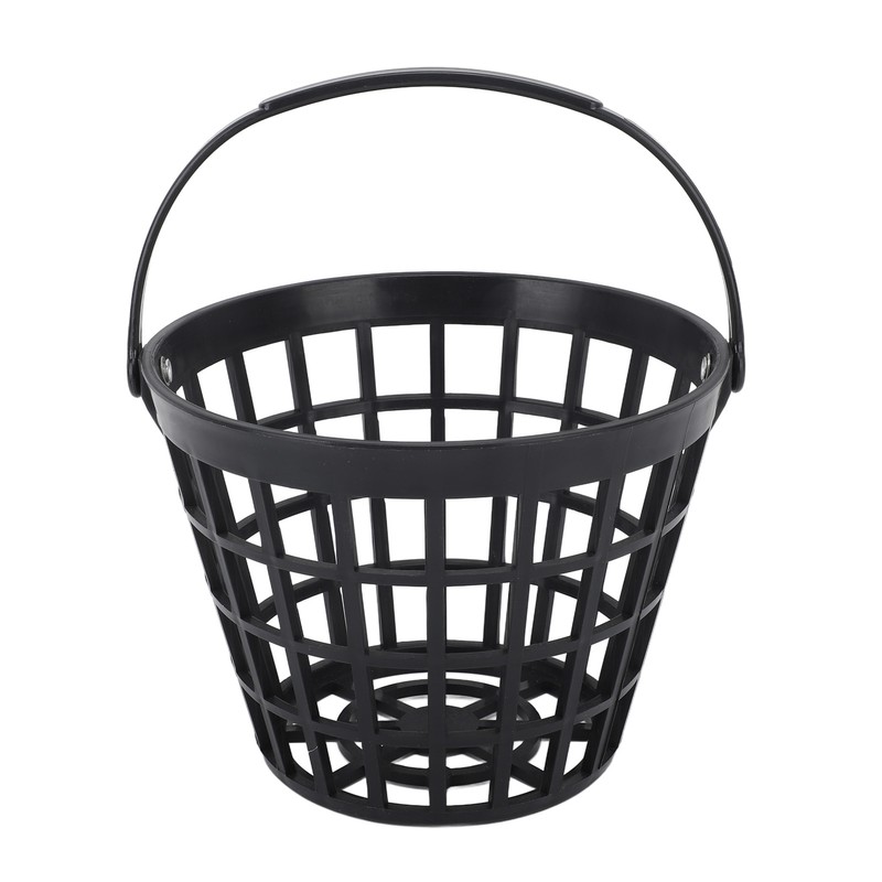 Black Golf Ball Basket Nylon Plastic Golfball Container Golf Ball