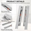 Underfloor Guides Floor Mounting Drawer Runners, 1 Pair 200 mm