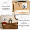 prosfalt 2 Chamber Wall Mounted Bathroom Shower Pump Dispenser and