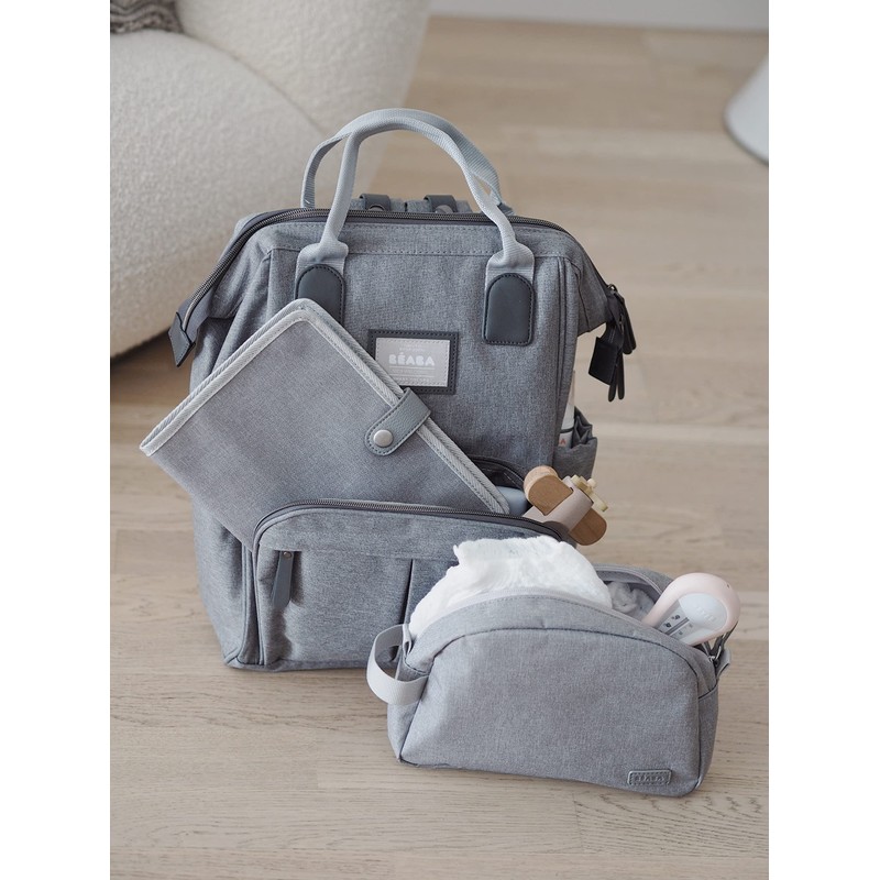 Béaba Geneva Waterproof Fabric Toiletry Bag with 2 Inner Pockets