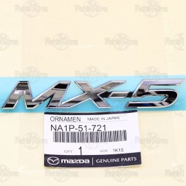 Mazda New Genuine OEM Mazda MX-5 MIATA Rear Bumper Nameplate Chrome Emblem NA1P51721