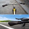 FAM STICKTILES Handlebar Grips, Ergonomic Handlebar Grips Double Aluminum Clamp