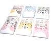 6Packs Cute Cartoon Animal Sticky Notes, Self-Stick Memo Note Set