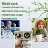 Solid Rubber Stopper,18 pcs White Rubber Corks Plugs Odor Control