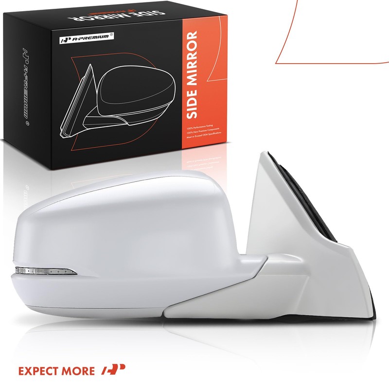 A-Premium Passenger Side Power Door Mirror - Compatible with Honda
