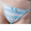 FASXIR Japanese Style Cute Striped Bikini Underwear Pouch Briefs Cotton