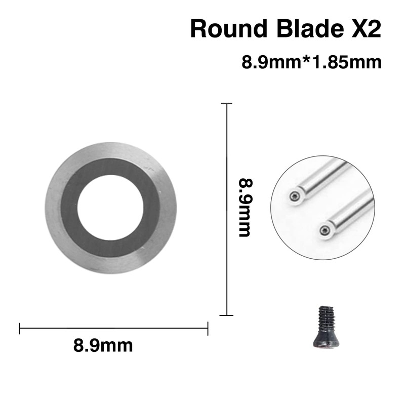 Carbide Indexable Inserts Set for Lathe Chisel, Yasorn 8 Pieces