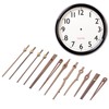 Clock Repairing Replacement Kit with Walnut Wood Hands and Quartz