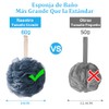Esponjas para Baño Suave, 4 Piezas Estropajo para Cuerpo Bañarse
