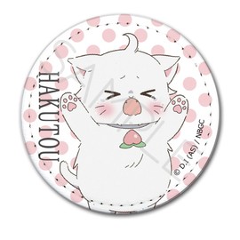TV Anime "New Boss Nodo Nature" [White Peach] Leather Badge E