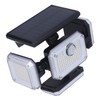 Solar Outdoor Street Light 4 Rotating Head Flexible Foldable IP64