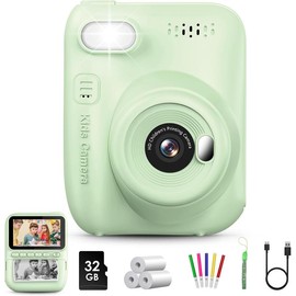 Gofunly Kids Instant Print Camera, 32MP HD Photo with 3.0-inch Screen, Christmas Birthday Gift for Boys Girls Age 3-12, Portable Digital Camera for Kids - Specification: purple