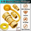 3/8 Inch Quick Connect Hose Fittings,Propane Quick Connect Fittings 3/8