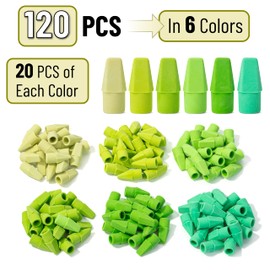 Mr. Pen- Pencil Erasers Toppers, 120 Pack, Colorful, Latex Free, No Smudge, Mr Pen Erasers for Pencils