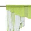 HongYa Drawstring Net Curtain Transparent Voile Short Curtain for Small