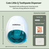 Toothpaste Dispenser Wall Mounted for Bathroom, Sapphire Blue